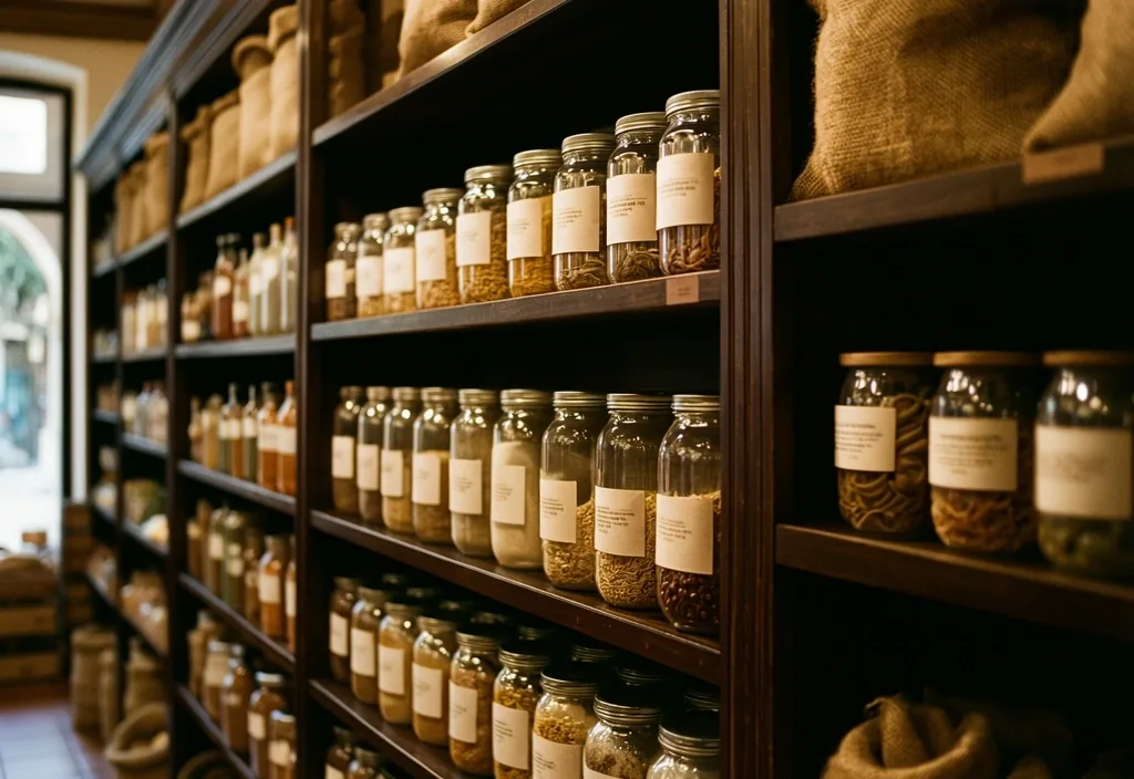 Interior de almacén tradicional