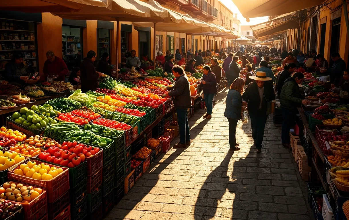 Mercado central en Córdoba